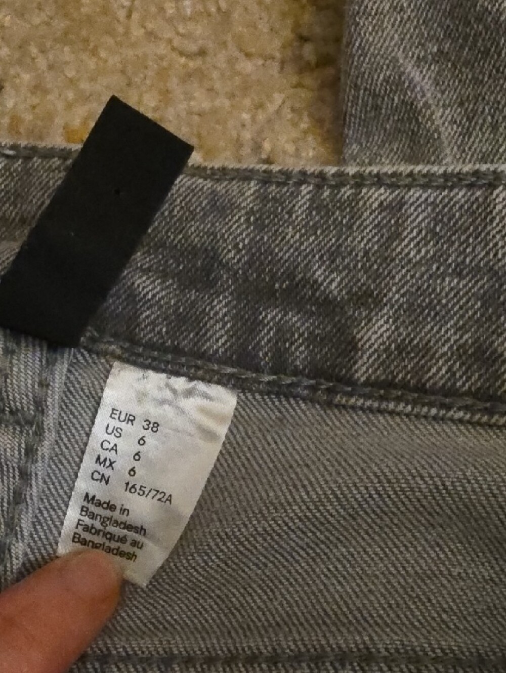 H&M Blue & Grey Low Rise Jeans - Picture 8 of 11